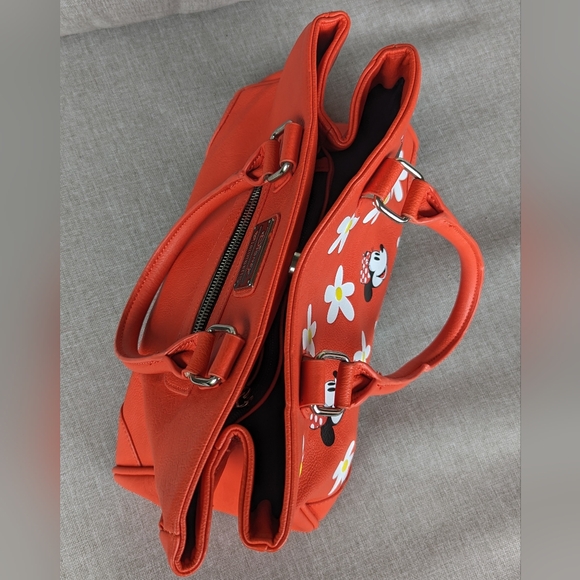 Disney Loungefly Minnie Mouse Satchel/Mini-Tote Purse - Picture 2 of 7